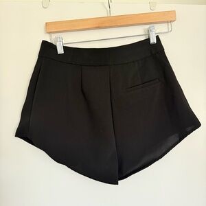 L'Academie Classic Black Women's Trouser Shorts